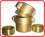 Acoples de bronce